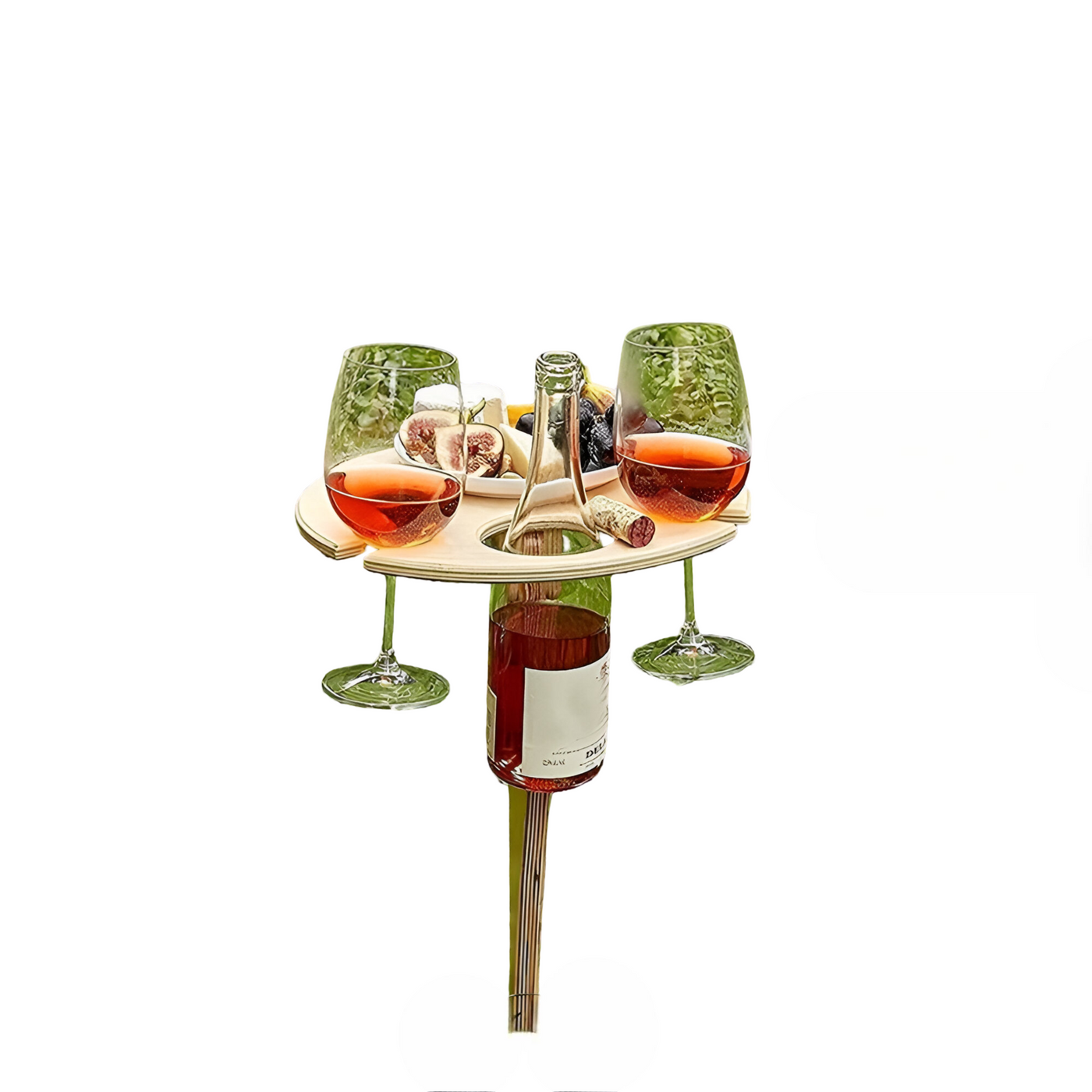 Klapptisch für Draußen – Tragbarer Weintisch für Garten & Picknick