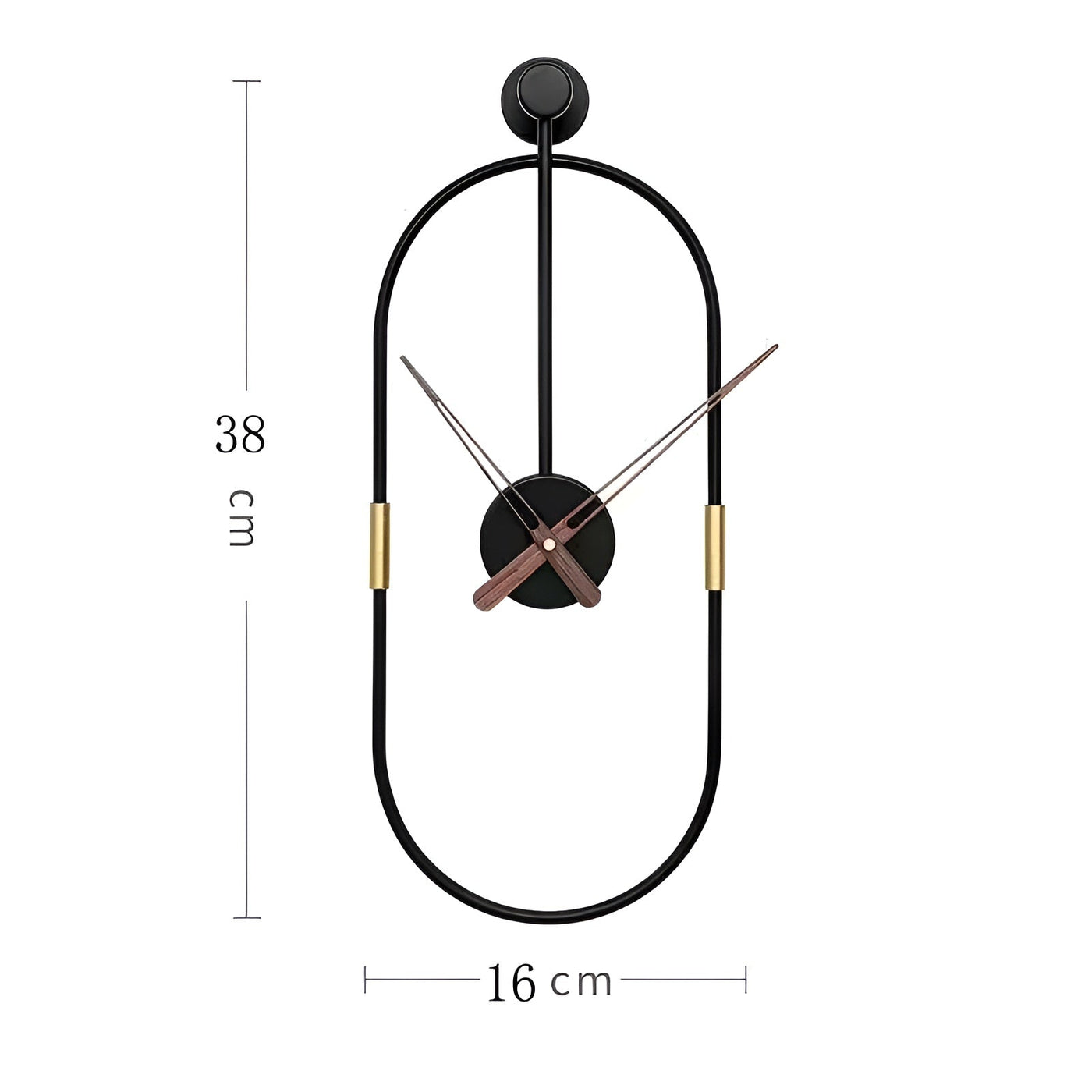 ArtTick Clock - Minimalistische Metall-Wanduhr