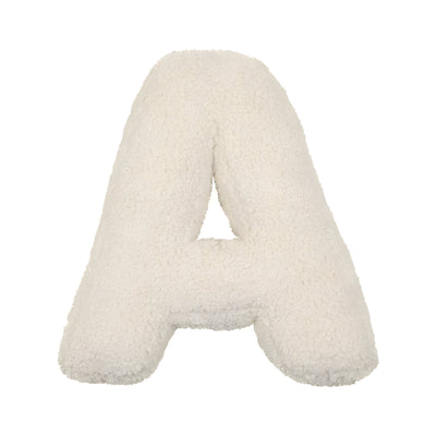 Buchstaben-Kissen aus Plüsch- Personalisierbare Kuscheldeko für Sofa oder Kinderzimmer