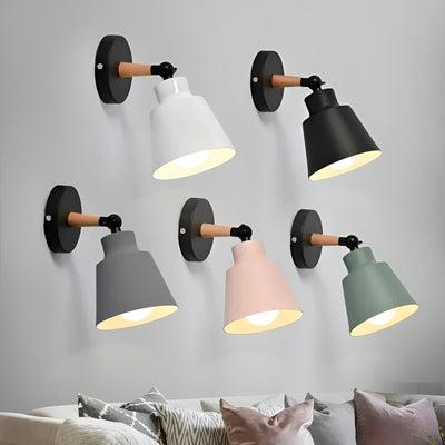 LED Wandleuchte aus Massivholz – Minimalistisches Design für Schlafzimmer und Flur