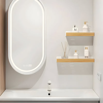 LuxeWood Regal - Hölzernes Badezimmer-Organisationsregal