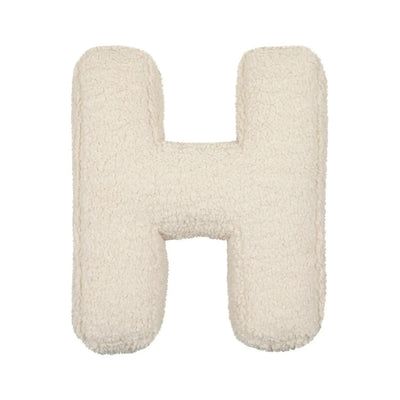 Buchstaben-Kissen aus Plüsch- Personalisierbare Kuscheldeko für Sofa oder Kinderzimmer