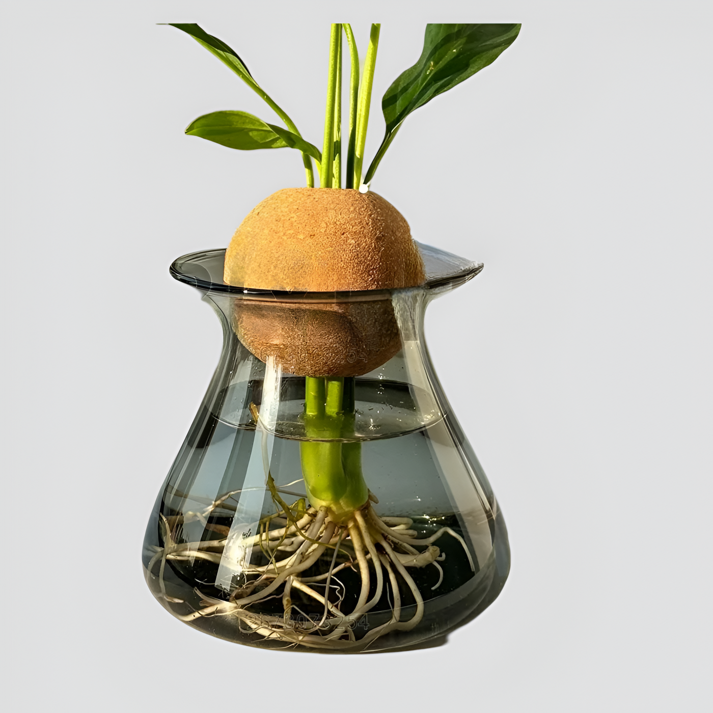 GlacierBloom Vase - Skandinavische Glas Tischvase