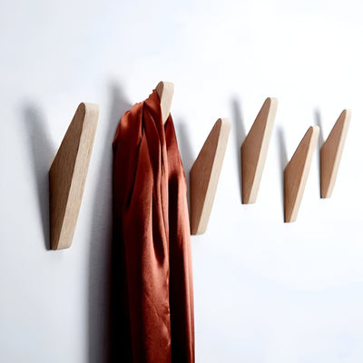 Wandhaken aus Holz – Natürliches Design für Jacken, Handtücher & Accessoires