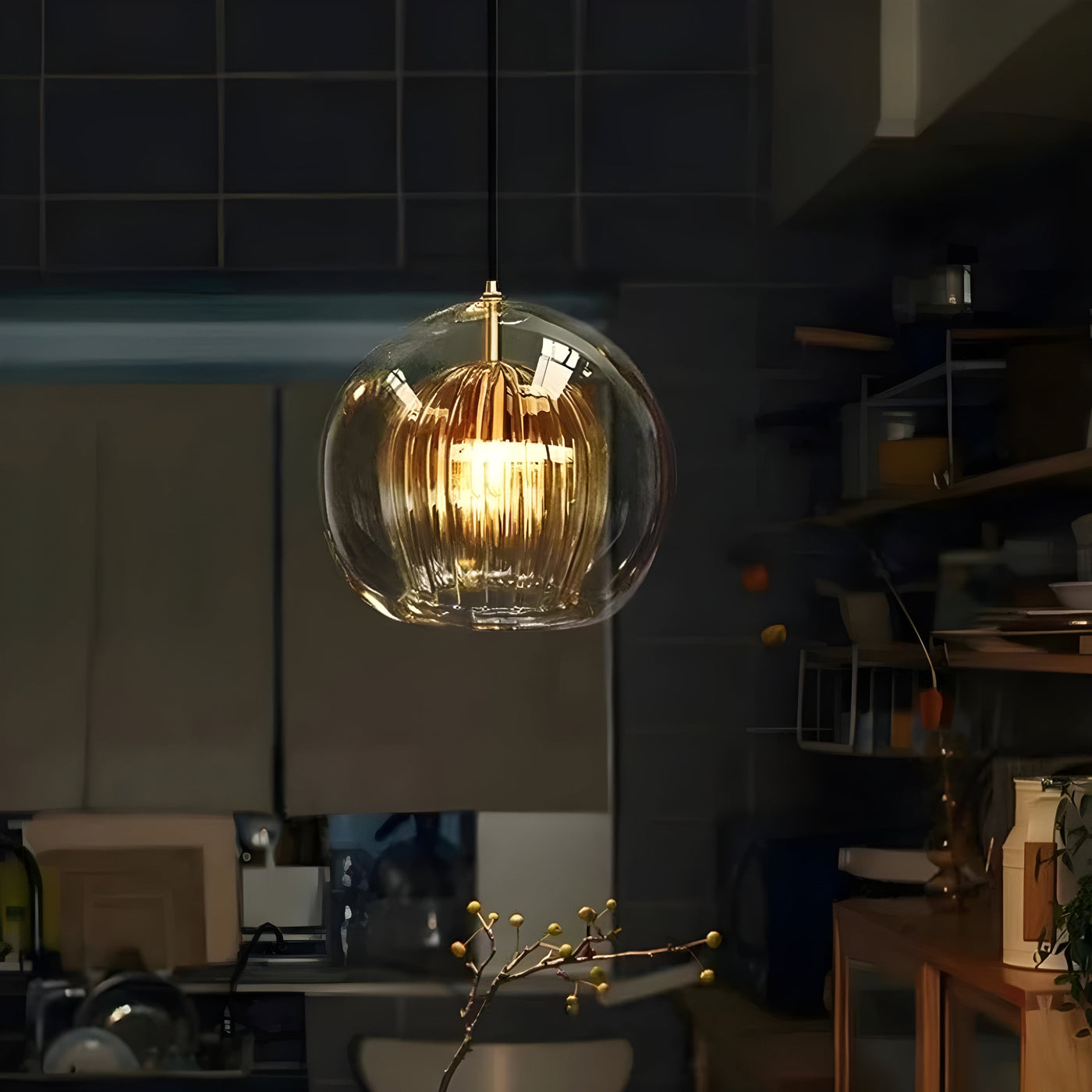 FrostedGlow Light – Moderne Glas-Pendelleuchte