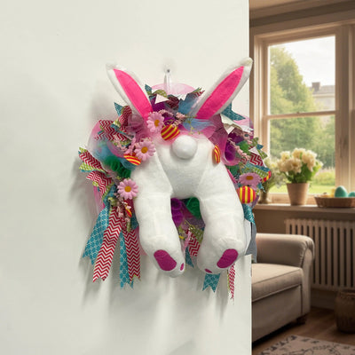 BunnyBliss Kranz – Osterhasen Türdekoration