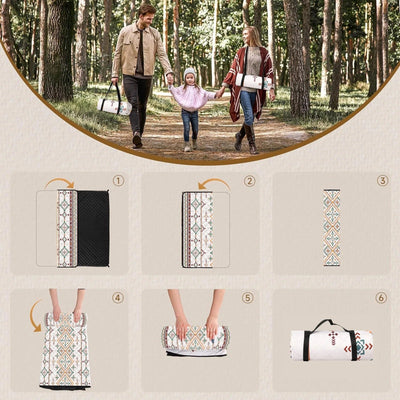 Faltbare Picknickdecke – Wasserdicht & Sandfrei | Perfekt für Outdoor-Abenteuer