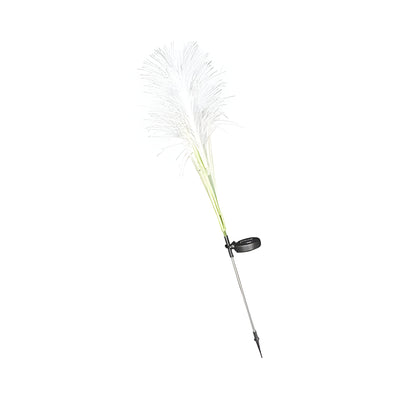 AuroraStalk Light – Solar Faser-Schilf Außenleuchte