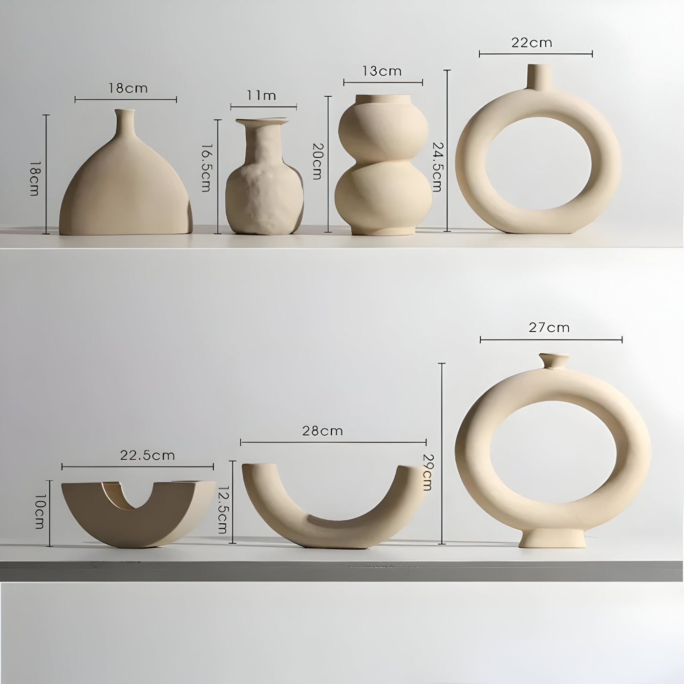 ClayHaven Vase - Moderne Keramische Blumenvase