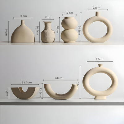 ClayHaven Vase - Moderne Keramische Blumenvase