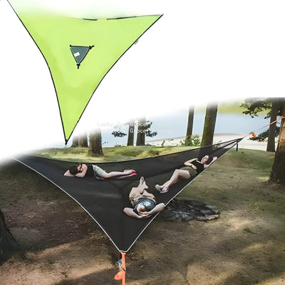 Mehrpersonen-Hängematte – Bequem und Stabil | Perfekt für Garten & Camping