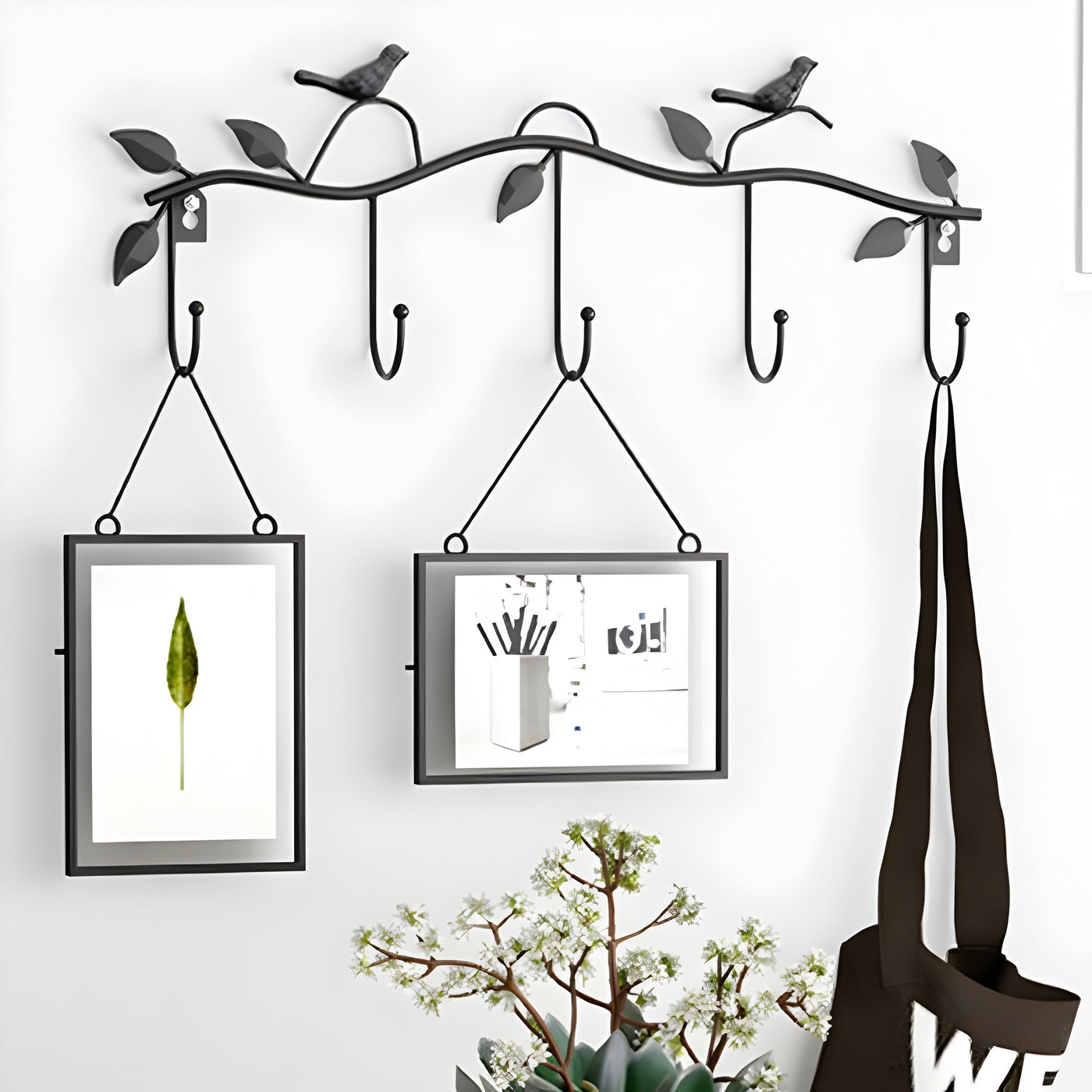 FlockFixture Hook – Multifunktionaler Metall Vogel Wandhaken