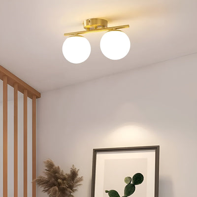 LED-Deckenleuchte aus Glas – Nordisches Design | Für Wohn- & Schlafzimmer