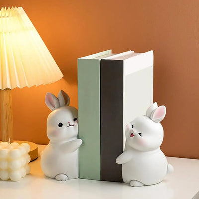 FluffyPaws Halter – Dekorativer Hasen-Buchhalter