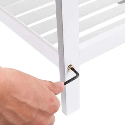 BambooHaven Rack – 2-stufiges Bambus-Schuhregal