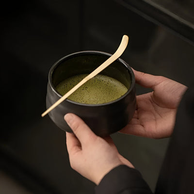 Matcha Tee-Set – 4-teilig mit Bambusbesen | Für traditionelle Teezeremonie