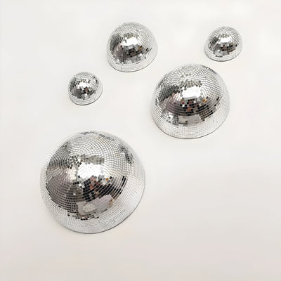 GlimmerArc Disco-Kugel – Metallische Wand-Discokugel