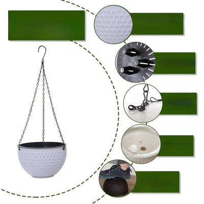 MacraBloom Pot - Garten Makramee Hanging Flowert Topf