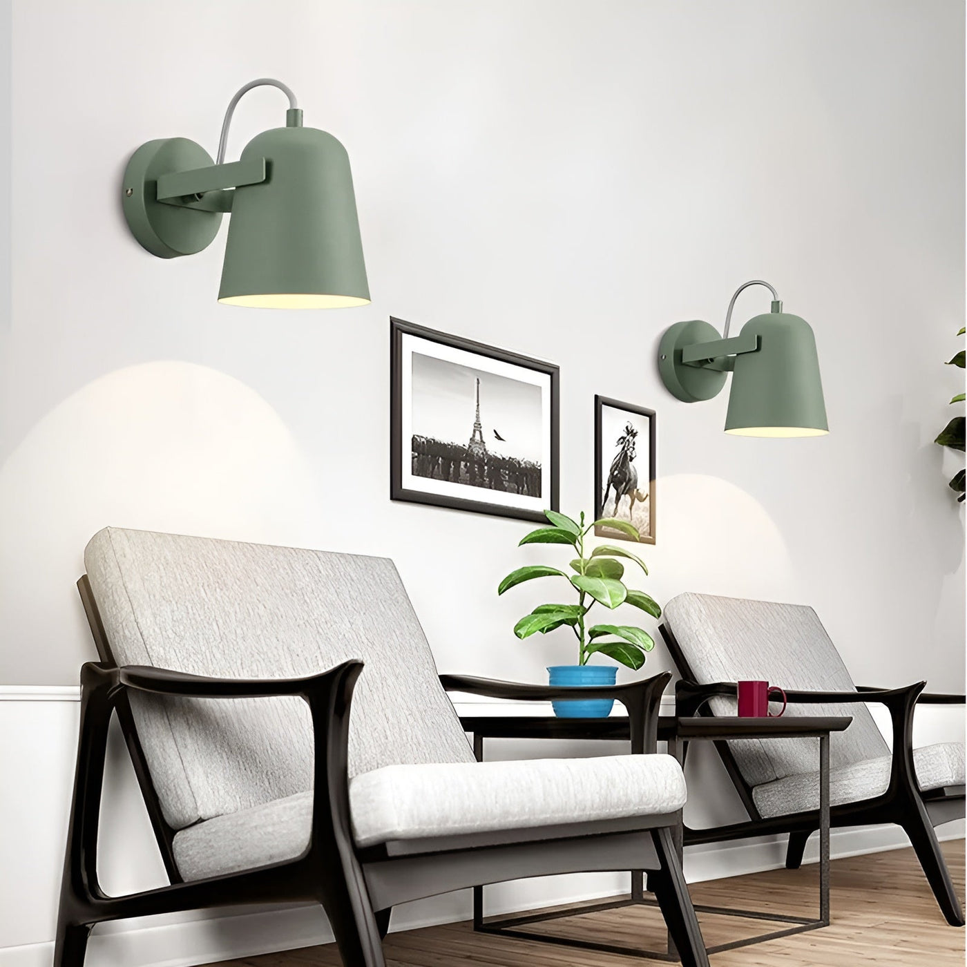 LED-Wandleuchte im Skandinavischen Stil – Aluminium & LED | Dekorative Beleuchtung für Zuhause