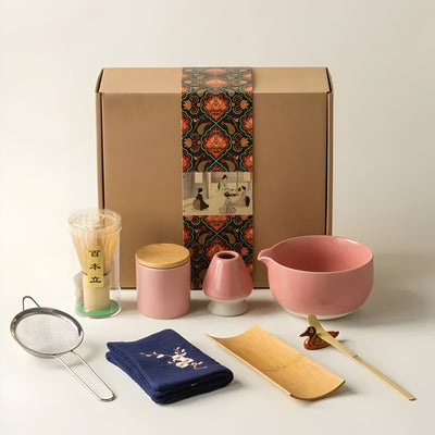 Matcha-Set Keramik – Traditionelles Zubehör für japanische Teezeremonien
