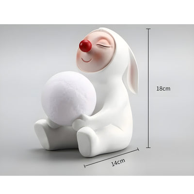 GlowRabbit Lamp – Verzaubernde USB-Tischlampe mit Wiederaufladung