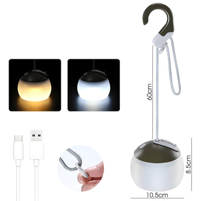 GlowTrek - LED-Hängelampe, Wiederaufladbar