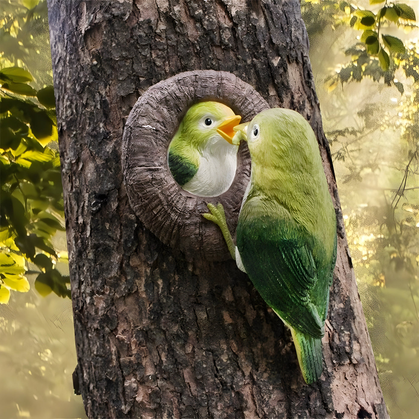 MysticOwl Ornament – Dekorative Eulenstatue aus Kunstharz
