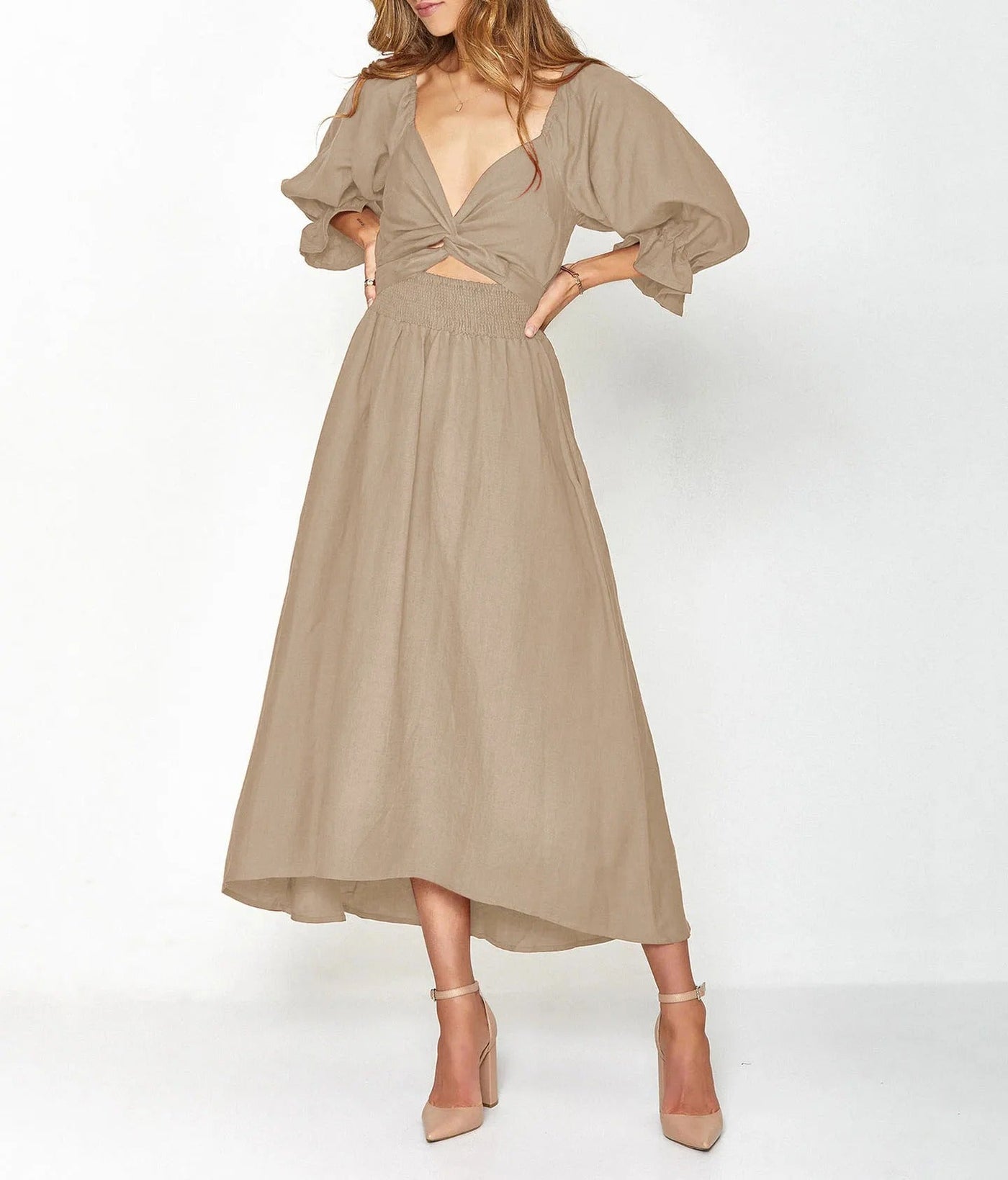 Heidi-Mode | Volant Saum Mehrweg-Kleid