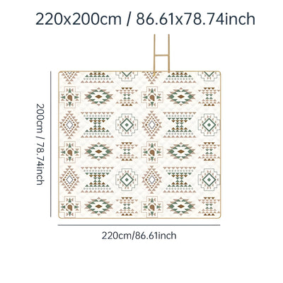 Picknickdecke mit Karomuster – Wasserdicht & Faltbar | Ideal für Park, Strand & Camping