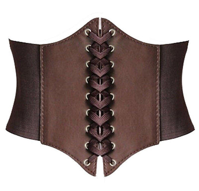 Retro Corset Underbust Lace-up Bustier