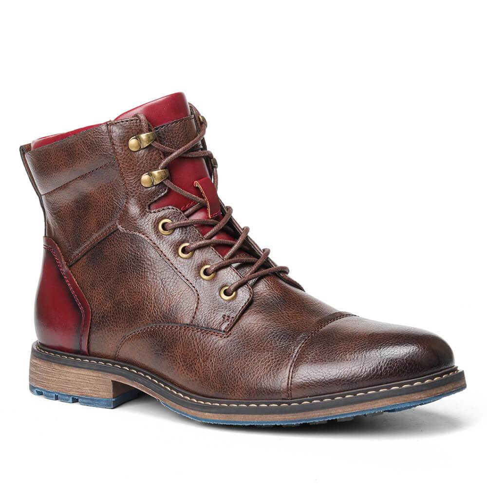 KRISTAN HANDGEFERTIGTE PREMIUM LEDER OXFORD BOOTS