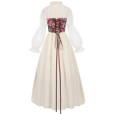 Renaissance Fairy Costume Dress with ACCs