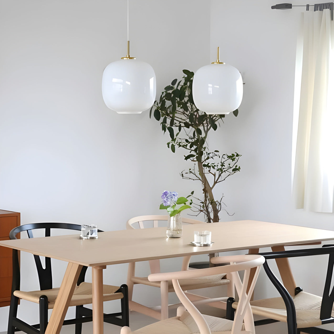 AuroraGlobe Light - Nordische Glas-Kugel LED Pendelleuchten