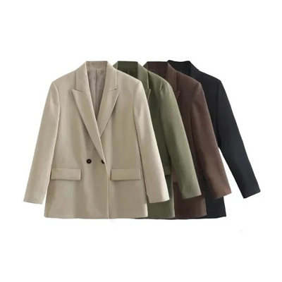 Moderner Oversize-Blazer für Damen | Lang