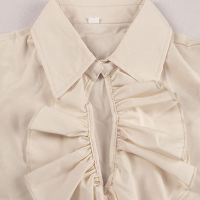 Victorian Style Flounced Shirt for Masquerade Event