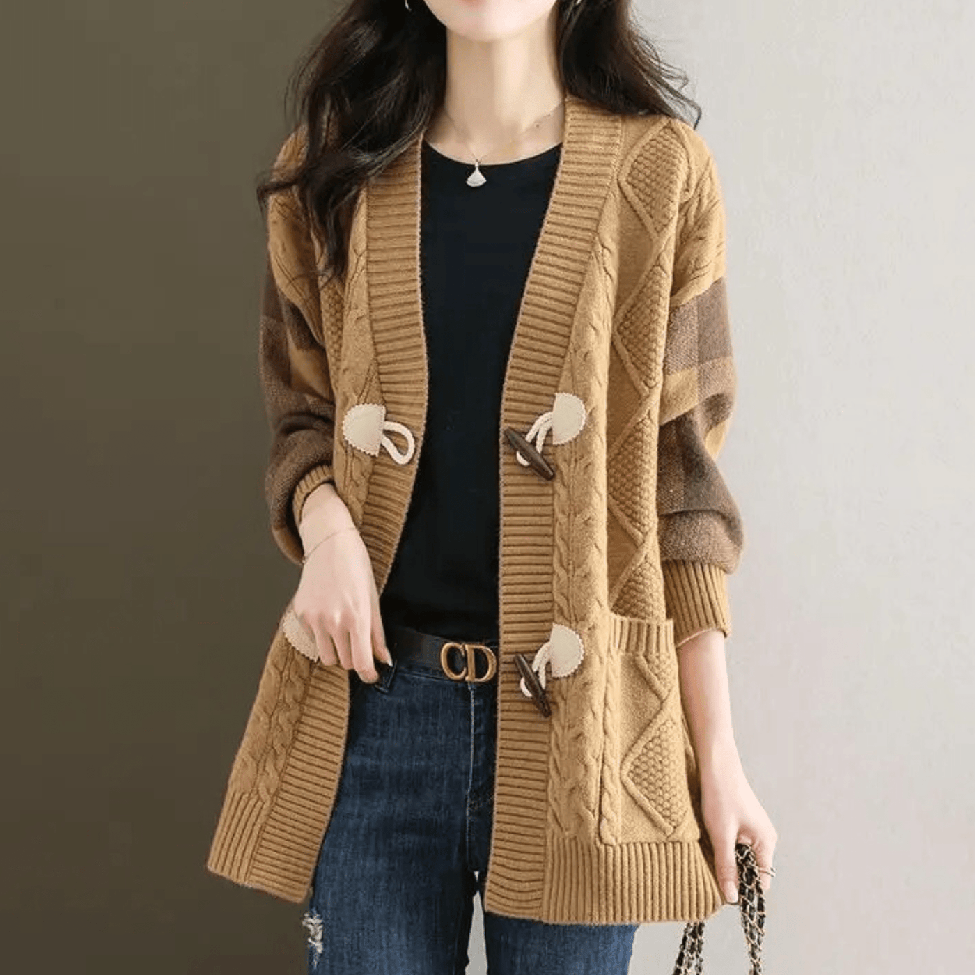 Blaire Eleganter Cardigan mit Taschen für Damen