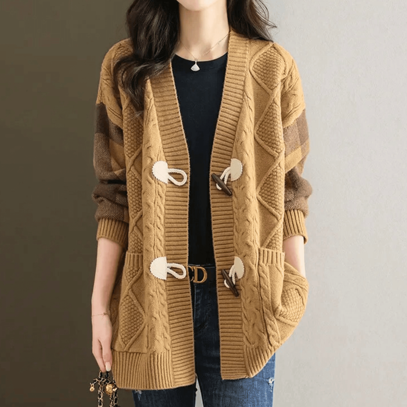 Blaire Eleganter Cardigan mit Taschen für Damen