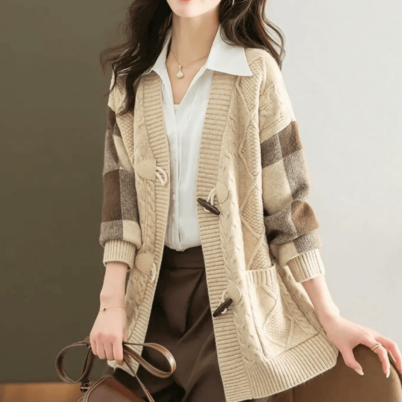 Blaire Eleganter Cardigan mit Taschen für Damen