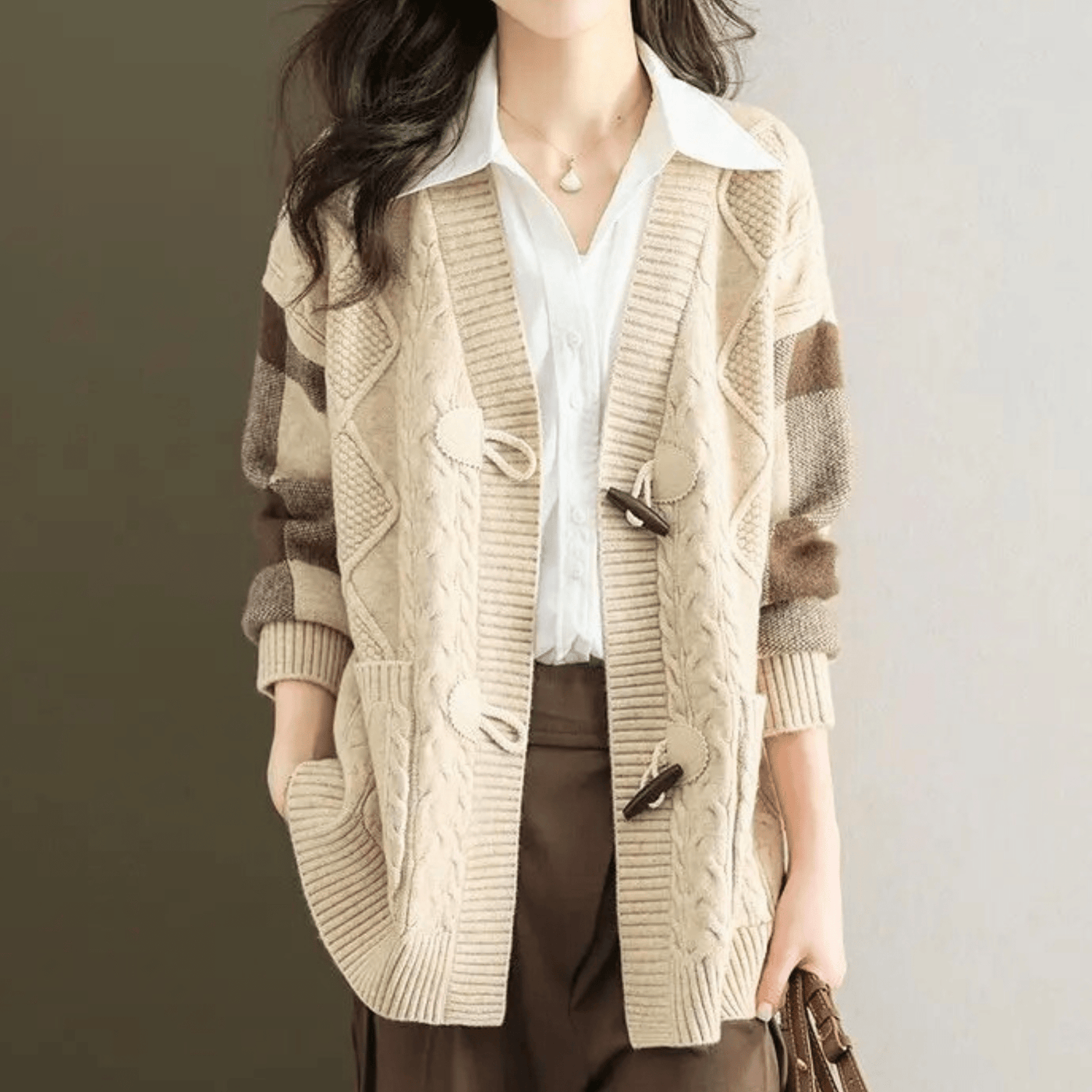 Blaire Eleganter Cardigan mit Taschen für Damen