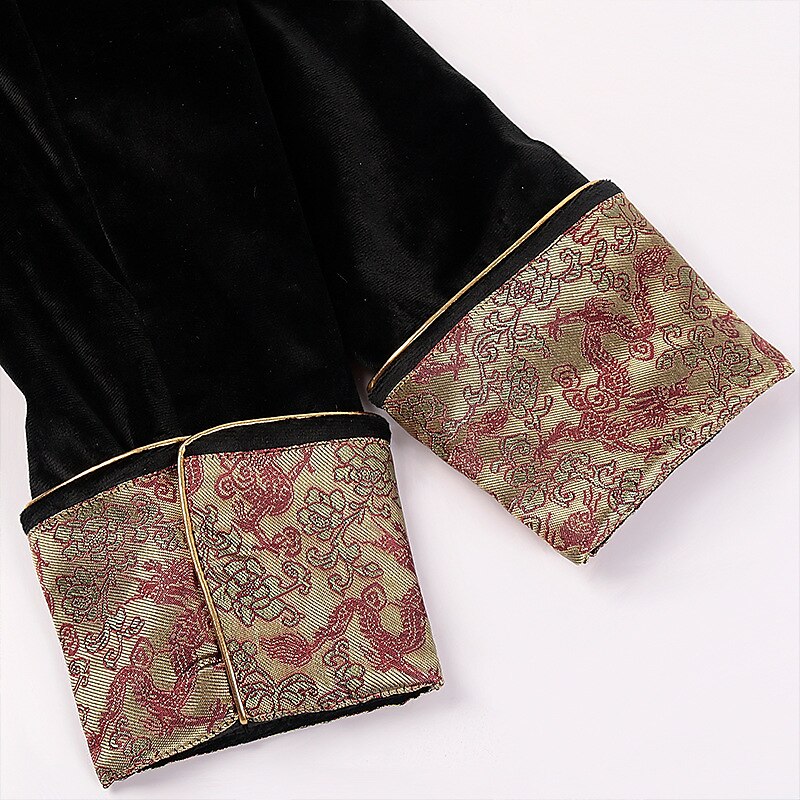 Men's Punk & Gothic Embroidered Tailcoat