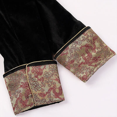 Men's Punk & Gothic Embroidered Tailcoat