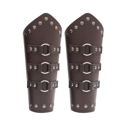 Punk & Gothic Medieval Style Drawstring Bracers