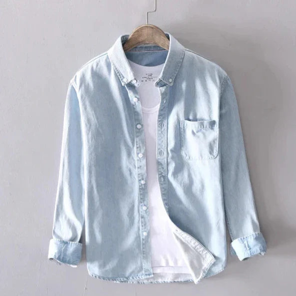 HERREN „RANCHER“ PREMIUM DENIM BUTTON UP