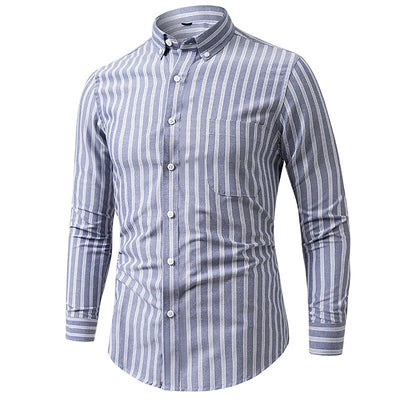 Men's Oktoberfest Striped Cotton Shirt