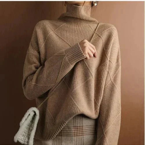 Heidi-Mode | Trendy Warme Gestrickte Pullover