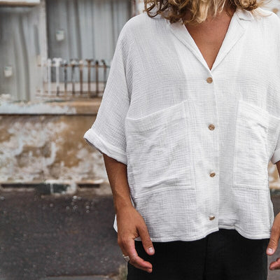 Classic Linen Cotton Blend Shirt