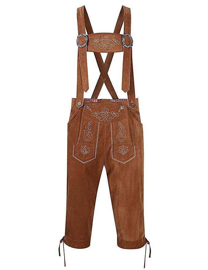 Oktoberfest Men's Bavarian Lederhosen Shorts