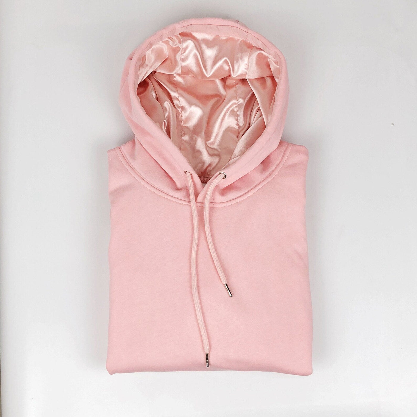 LUXE COMFORT SATIN GEFÜTTERTER HOODIE