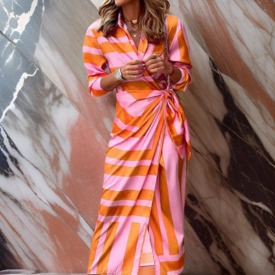 Miral | Elegantes Wickelkleid mit Muster