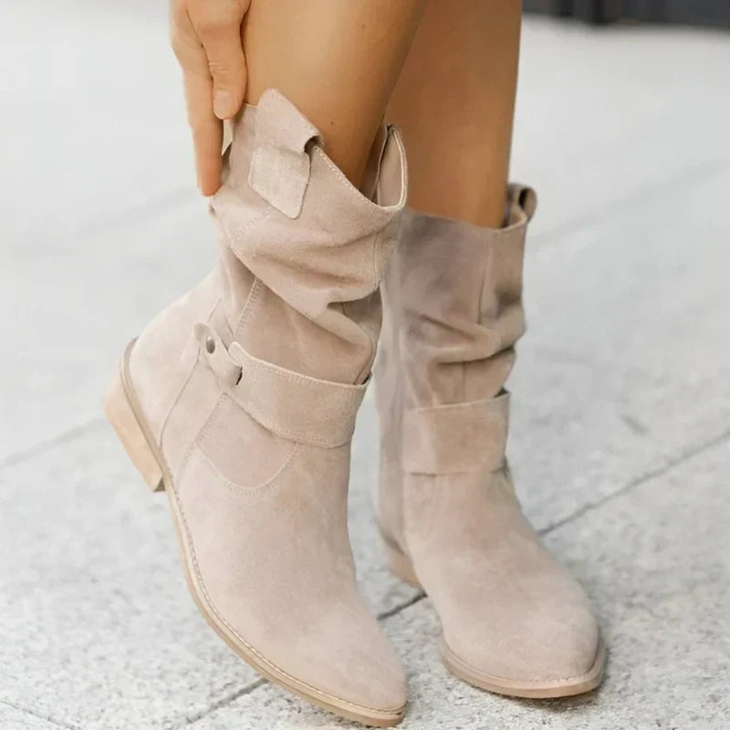 Amy - stiefel aus samt